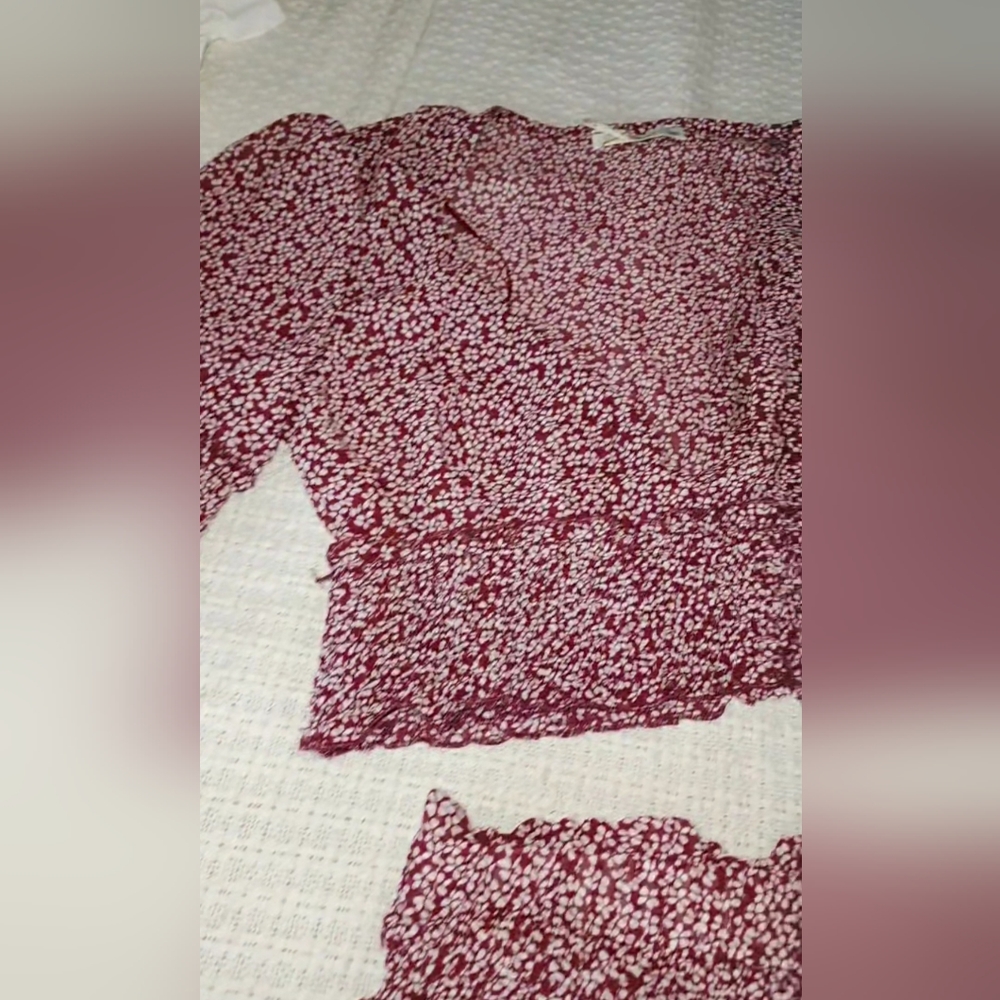 2 piece set in Wine